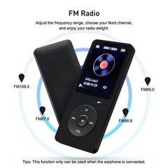 MP3 Player 32GB with Speaker Earphone Portable HiFi Lossless Sound MP3 Mini M…