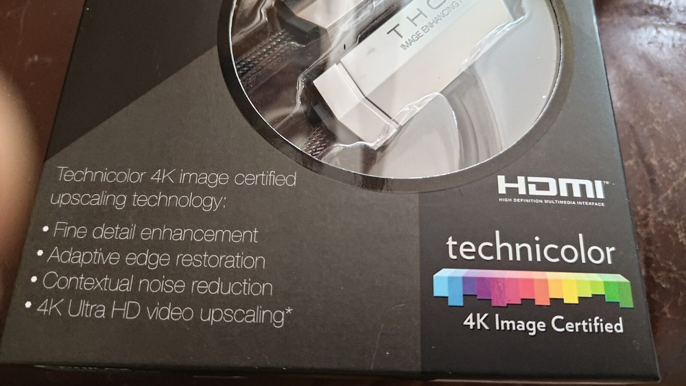 Active hdmi upscaler/processor cable 4k: Txor-technicolour certified,2m shielded