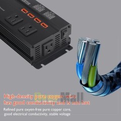 6000W 5000W 4000 Watt Pure Sine Wave Inverter For Off Grid Solar Panel Kit 4 USB