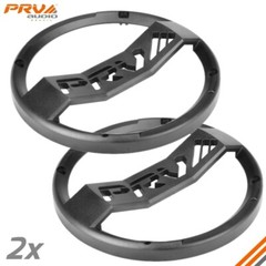 2x PRV Audio 8GRILL-POLY 8″ Inch Plastic Speakers Grill Cover Protector Black