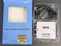 Mini Box AV2HDMI Upscaler AV RCA to HDMI VIDEO Converter Adpter 1080P TV PS2 DV