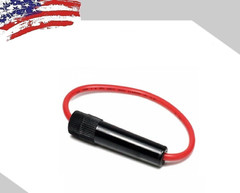 10pcs 12 Gauge AGC InLine Twist Type Fuse Holder 100% OFC Copper Wire Cable Boat