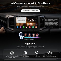 ATOTO 10.1″ Android Car Stereo 2 DIN GPS GenAI AI voice assistant DSP/FM Camera
