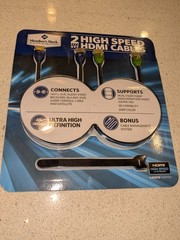 Member’s Mark 2-Pk High Speed 9Ft HDMI Cables Ultra HD 24K Gold Plated Contacts