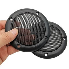 2pcs 3.5inch Mesh Speaker Grill Covers Guard Protector Speaker Decorative Circle