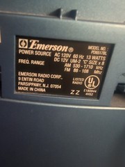 Y2K 2000s Emerson CD Cassett Plyr/Record FM/AM Radio PD6517B**4 REPAIR* PLZ READ