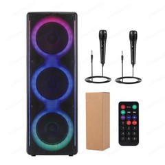Triple10in Woofer Bluetooth Speaker Heavy Bass Sound Party System w/ Mic Remote