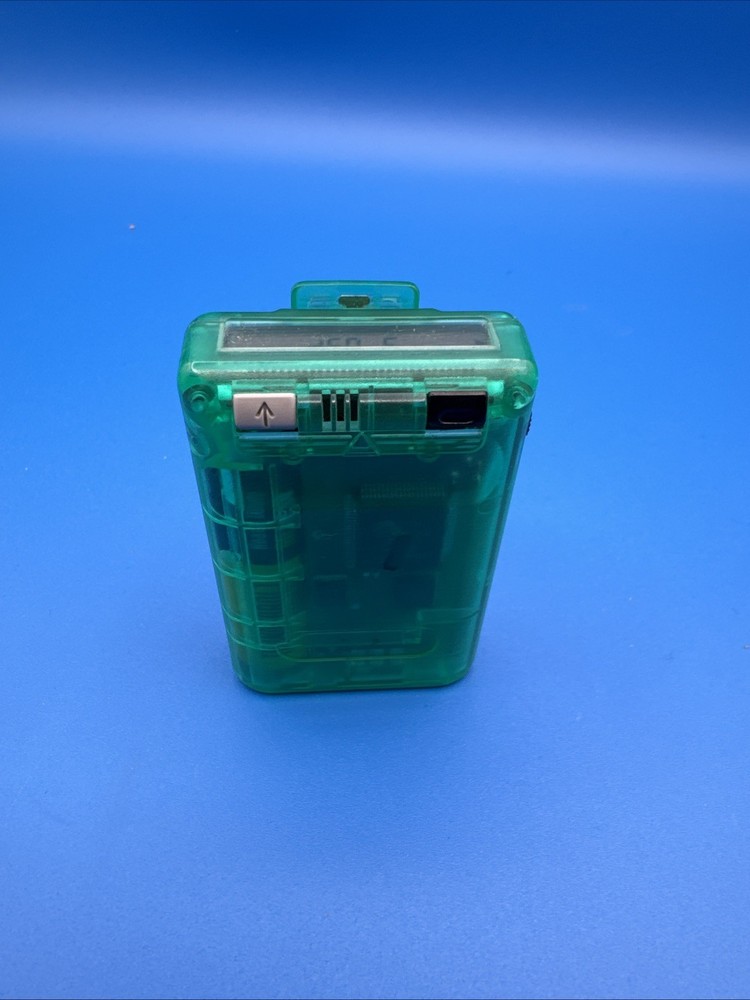 Vintage Translucent Green Pager Beeper Possibly Motorola Unbranded Works Ex Cond