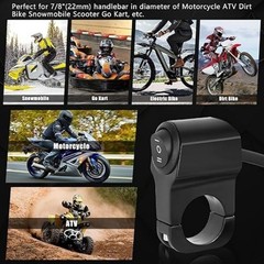 22mm 7/8in Aluminum Alloy Motorcycle Handlebar Headlight Switch Three-Position W