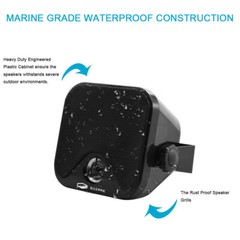 ATV UTV Car Speakers 4inch Watterproof Box Hunging 100W Spekaer