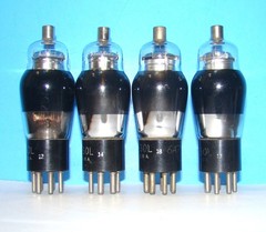 No type 6A7 Tung-Sol radio audio amplifier vacuum 4 tubes valves tested ST 6A7G