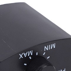 6 Pin Universal Bass Control Knob For Car Amplifier Black Excellent