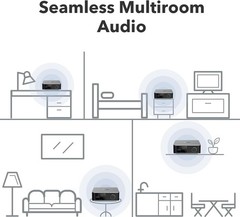 WiiM Ultra Music Streamer & Preamp – 3.5″ Touch, HDMI ARC, Phono, Silver