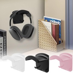 2x Headphone Hanger Wall Mount Stand for Headset Space-saving Headset Holder