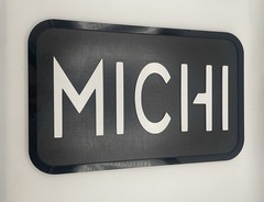Rotel Michi X5 Integrated Custom Sign.