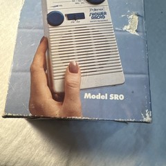 Vintage Pollenex Shower Radio AM FM SR0 New 1986 Water Resistant