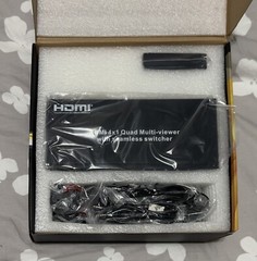 A-NeuVideo ANI-QUAD-MINI 4×1 HDMI Quad Screen Multiviewer with Seamless Switcher