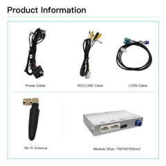 Wireless CarPlay Android Auto Module Adapter For Mercedes Benz NTG 4.5/4.7/5.0