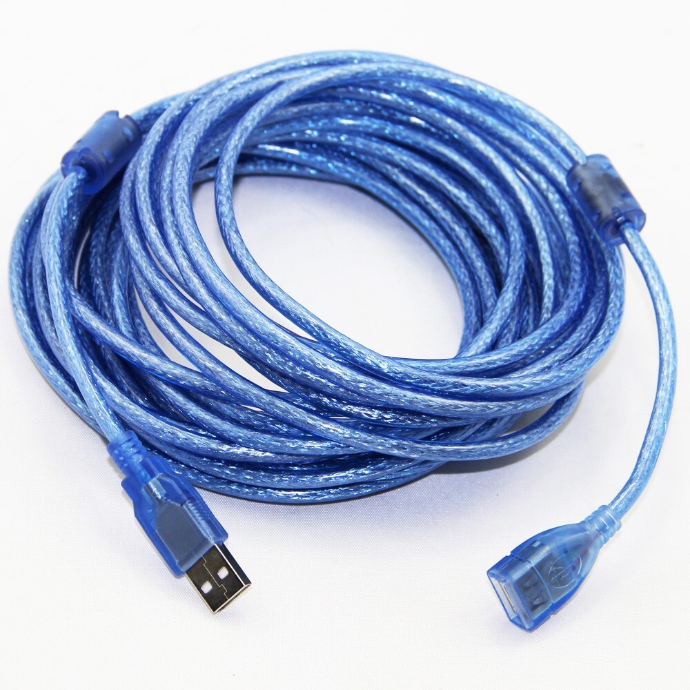 10ft USB 2.0 Extension Cable A Male to Female Single Shielding EMIFIL Cable Cord