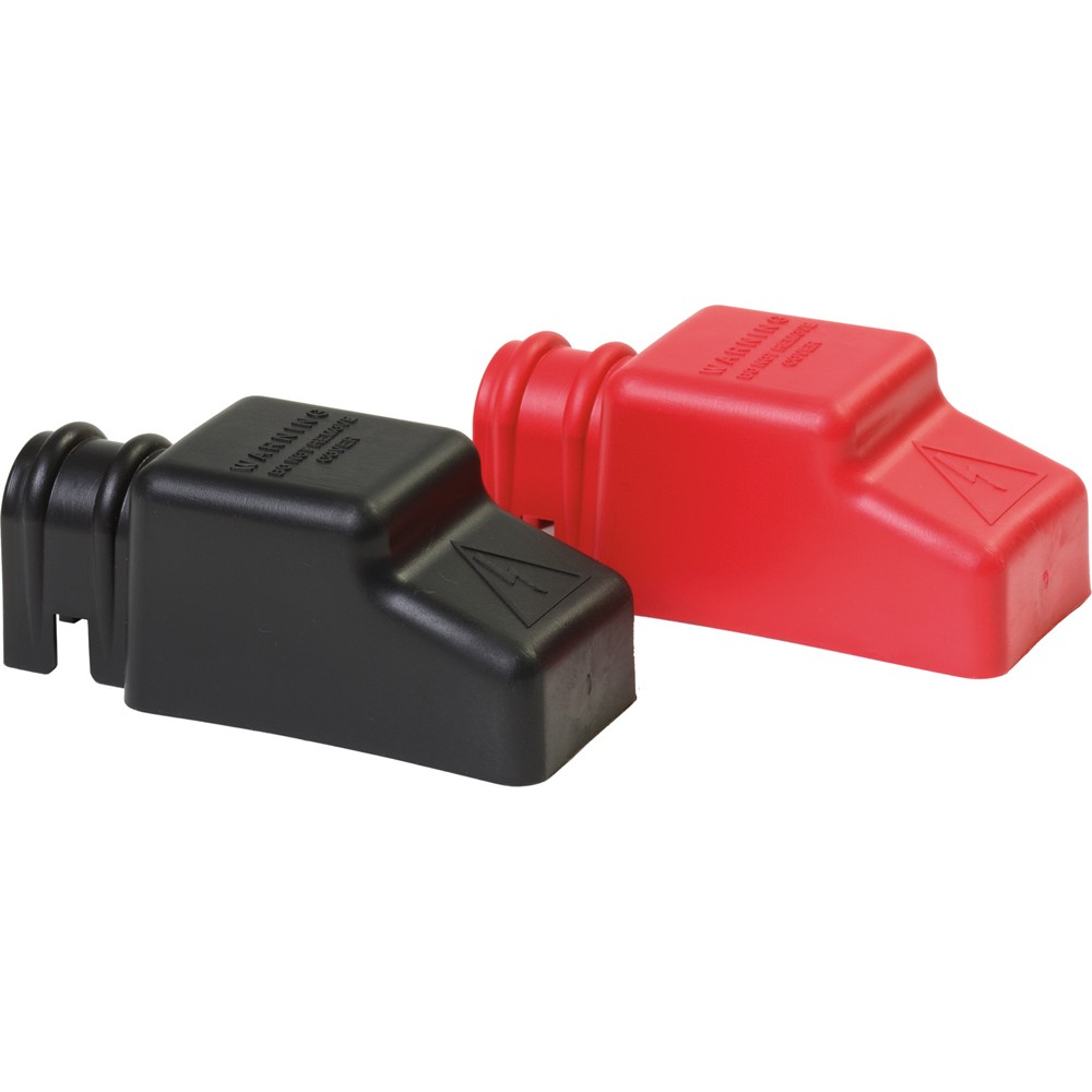 Blue Sea 4018 Square CableCap Insulators Pair Red/Black BLUE SEA SYSTEM 4018 Ex