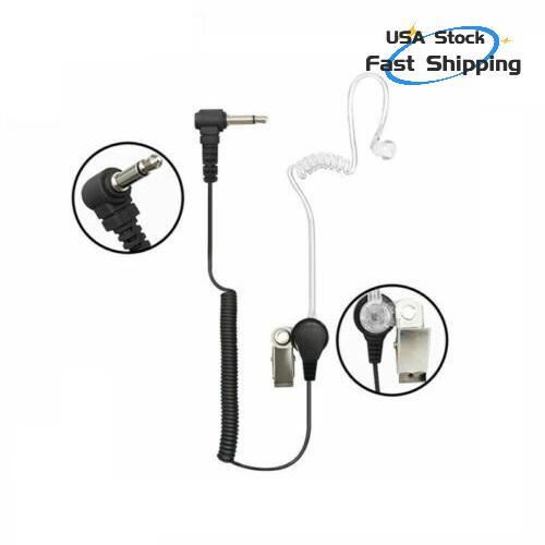 3.5mm Listen Only Acoustic Headset Earpiece Compatible with Radio Walkie Talkie