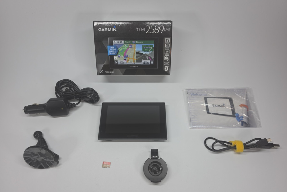 Garmin Nuvi 2589LMT GPS Navigator Bluetooth w/Lifetime Maps and Traffic