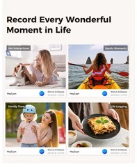 2k Smart AI Glasses for Men, Women, 8 MP Video Camera With Charging Case