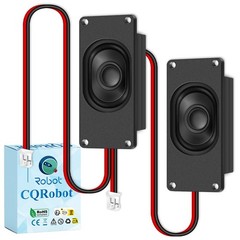CQRobot Miniature Loudspeaker 3 Watt 4 Ohm Passive Enclosed 70mm*31mm, black