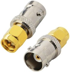 BNC Female Plug to SMA Male Jack RF Coaxial Adapter Connector