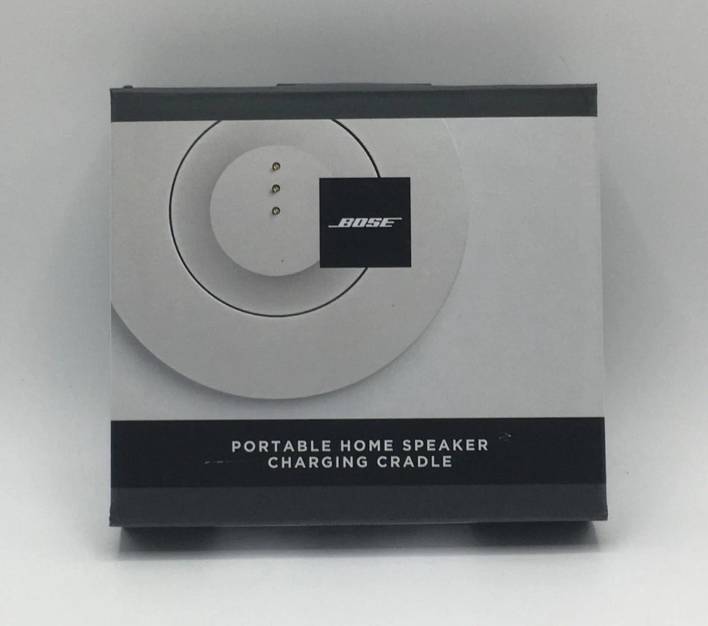 BOSE Portable Home Speaker Charging Cradle BRAND NEW SEALED BOX – SILVER GENUINE
