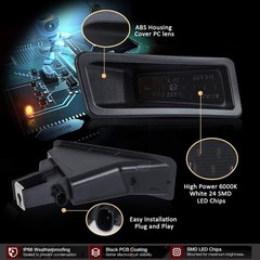 LED License Plate Light Tag Lamp Assembly -2019-2023 Dodge Ram 1500