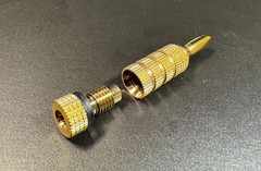 Cable Matters Banana Plugs 7 Pair Crimp and Twist Closed Screw for Speaker Wire