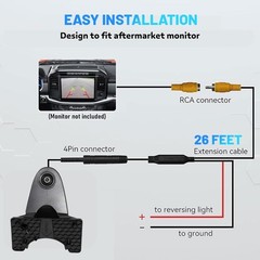 EWAY Backup Camera for Mercedes Sprinter 2014-2018 High Roof