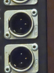 Tec-Nec PBXLR-4 12 Male XLR to 12 Female XLR Patch Bay from working studio