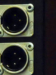 Tec-Nec PBXLR-4 12 Male XLR to 12 Female XLR Patch Bay from working studio