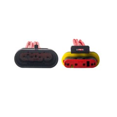 2/3/4/5/6 Way Car Waterproof Male Female 18AWG Wire Cable Connector Plug 2/4Sets