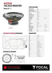 Focal 165AS3 – 6.5″ (16,5 CM) 3-Way Component Speaker Set Access Series