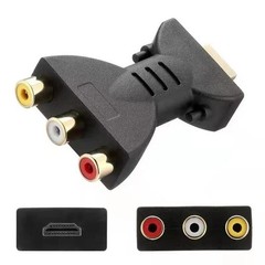 For HD TV BOX HD 1080P RCA AV To HDMI-compatible Composite Adapter Converter