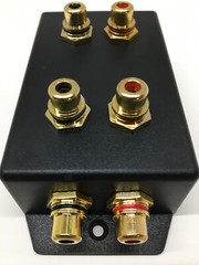 RCA Distribution Block 1-2 Splitter Box Two Way Car Audio 2 Way THE KAKINATOR!