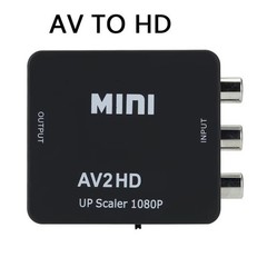 RCA AV to HDMI HD Converter Adapter Composite 3RCA CVBS Audio Video Wii NES SNES