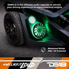 DS18 EN8PLD Polaris Slingshot Pods with 8″ Speaker and 3.8″ RGB Tweeter – Pair