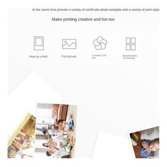 Small Wireless Bluetooth Multifunctional Color Photo Printer