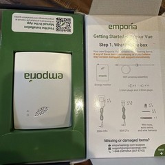 Emporia Vue Gen 2 Smart Home Energy Monitor With 16 50A Circuit Sensors