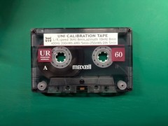 UNI 5in1 Test/Calibration tape, 2 level standards: ANSI+DIN REF, speed, azimuth