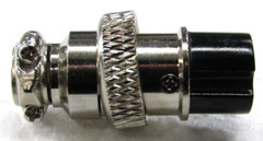 Vanco CBC5X CB Radio Microphone 5 Pin Female Panel Jack Replacement Chrome Kit