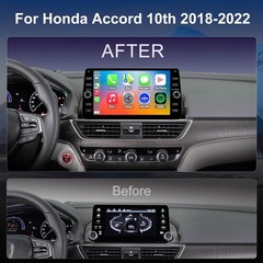 10” Screen Android 15 Car Radio BT For Honda Accord 10 2018-2022 Carplay 4+64GB