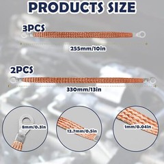 Universal Engine Ground Strap Automotive Vehicle Grounding Straps for Most Cars
