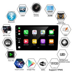 For Jeep Cherokee 2015-2018 Android 13 Carplay Car Radio GPS Navi Head Unit 10in
