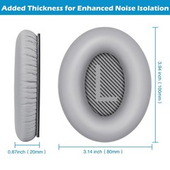 Ear Pads for Bose QuietComfort 35 ii, Premium Softer Leather Replacement Pads…