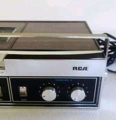 Vintage RCA YZD 560W Walnut Finish CASSETTE DECK RECORDER & Cord 2 Channel